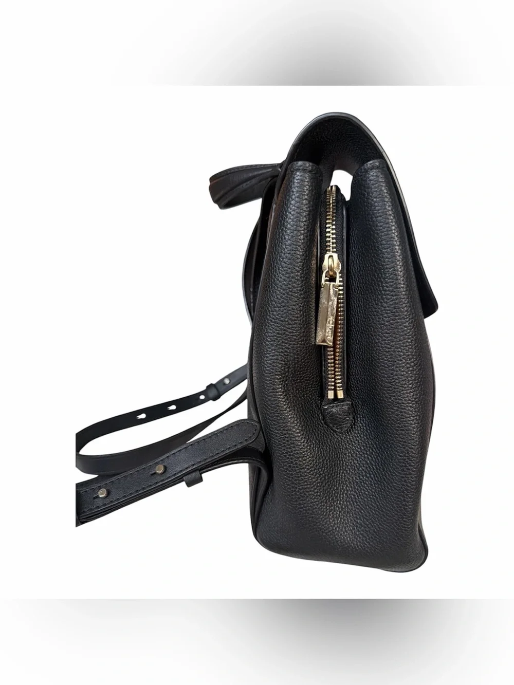 kate spade Black Pebbled Leather Backpack
